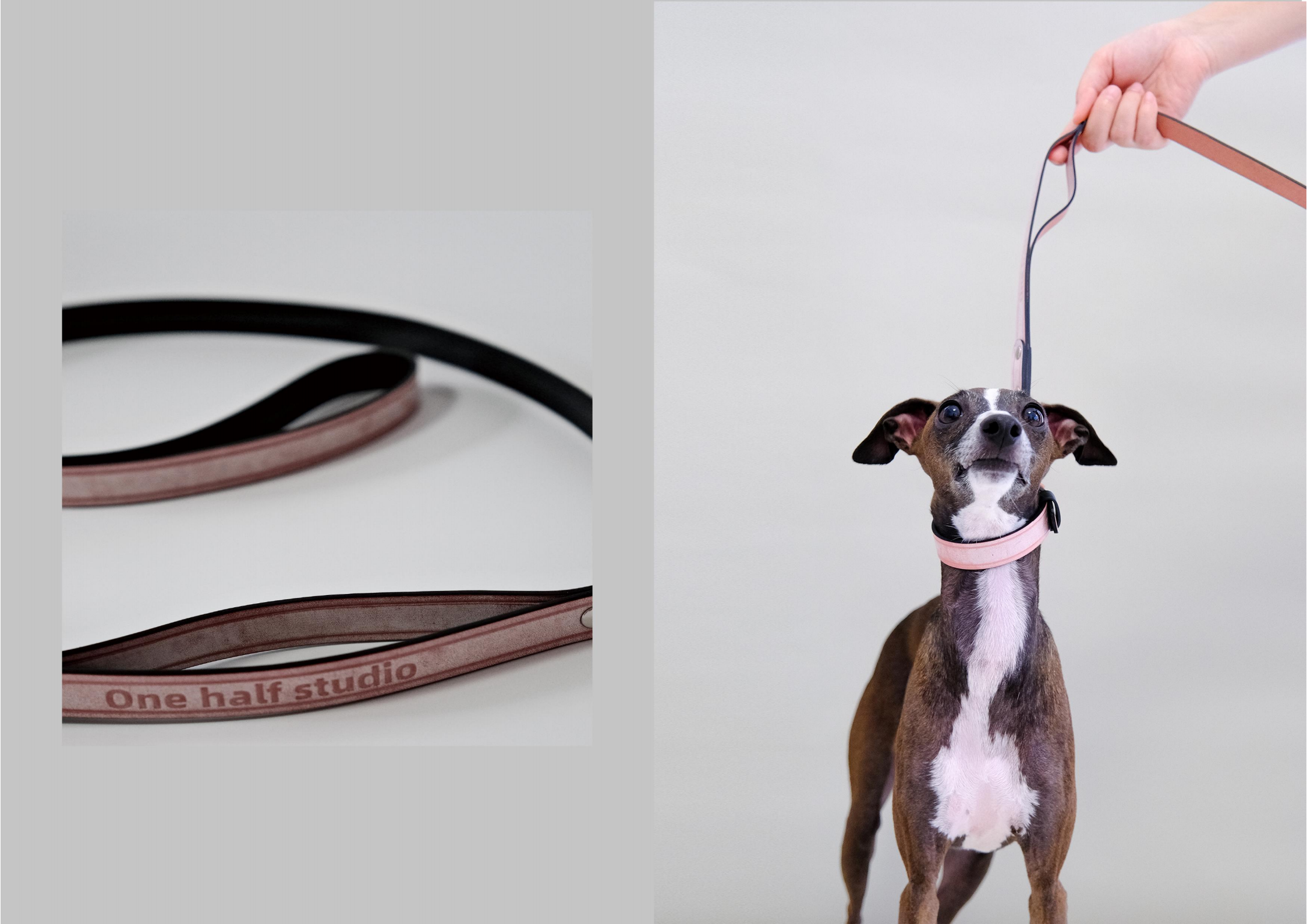 Handmade Bowknot Collar - Pink & Mocha - Alpha Fluffy